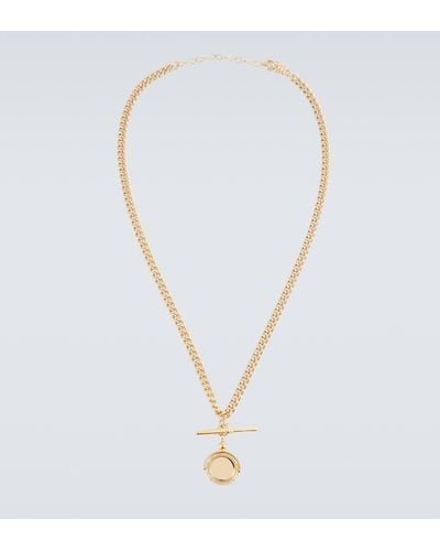 Maison Margiela Gold-plated Necklace - White