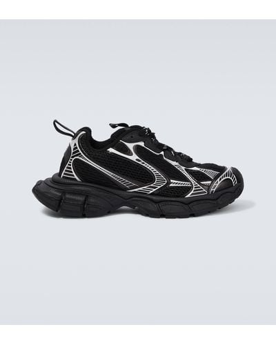 Balenciaga 3Xl Mesh-Panel Sneakers - Black