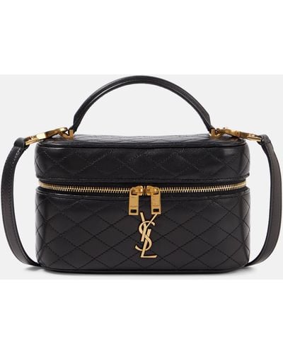 Saint Laurent Gaby Quilted Leather Bag - Black
