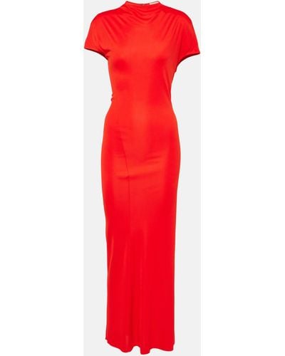 Khaite Yenza Maxi Dress - Red