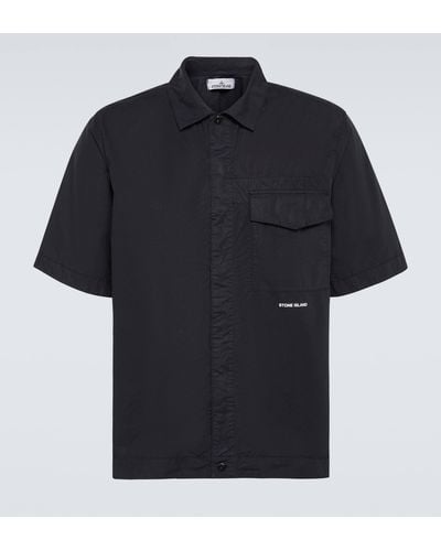 Stone Island 11805 Cotton Shirt - Black
