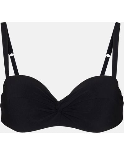 Karla Colletto Basics Bikini Top - Black