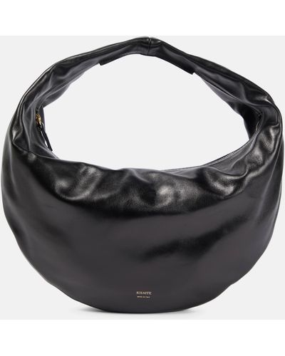 Khaite Olivia Medium Leather Shoulder Bag - Women's - Leather - Black