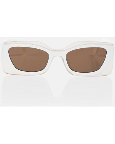 Fendi Feel Rectangular Sunglasses - White