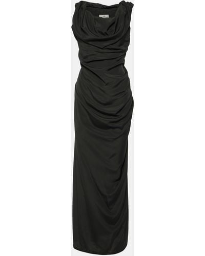 Vivienne Westwood Ginnie Draped Midi Dress - Black