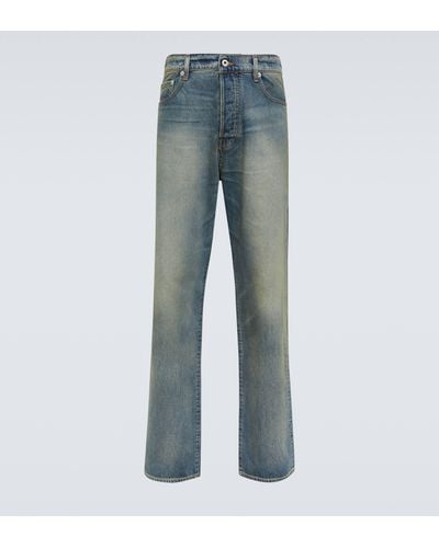 KENZO Asagao Straight Jeans - Blue
