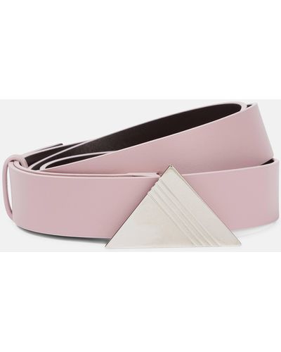The Attico Leather Belt - Pink