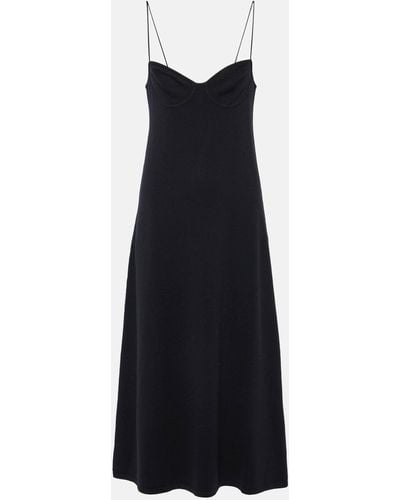 Lisa Yang Ally Cashmere Midi Dress - Black
