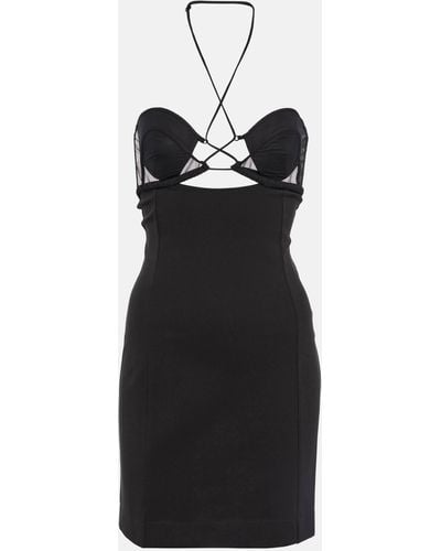 Nensi Dojaka Cutout Minidress - Black