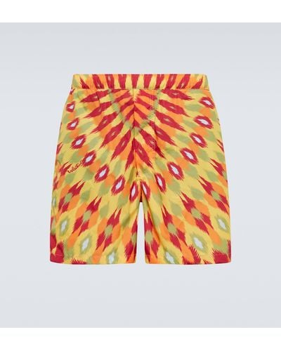 Valentino Printed Swim Trunks - Multicolour