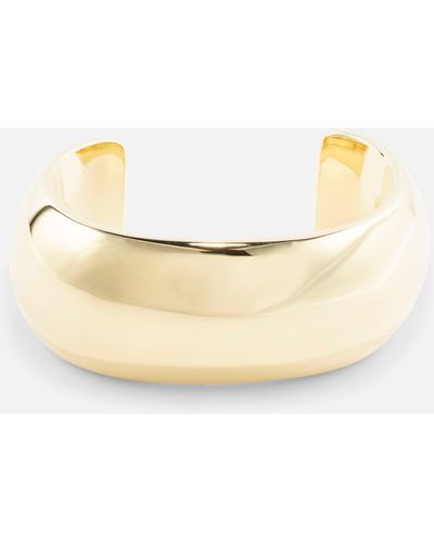 Jennifer Fisher Globe Small 10kt Gold-plated Cuff Bracelet - Metallic