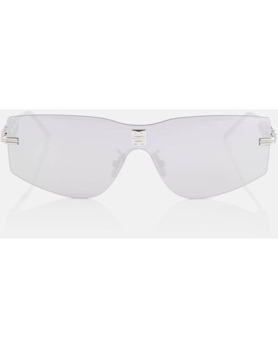 Givenchy 4gem Rectangular Sunglasses - Metallic