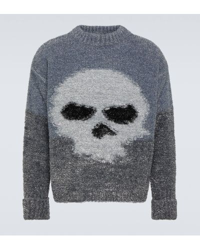 ERL Intarsia Sweater - Grey