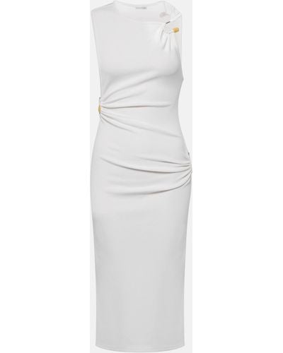 Christopher Esber Callisto Trinity Jersey Midi Dress - White