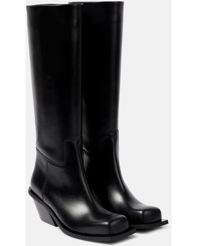 Gia Borghini Blondine Leather Knee-high Boots - Black