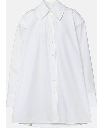 Jil Sander Oversized Cotton Shirt - White