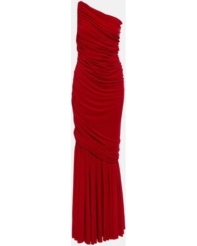 Norma Kamali Diana Fishtail Gown - Red