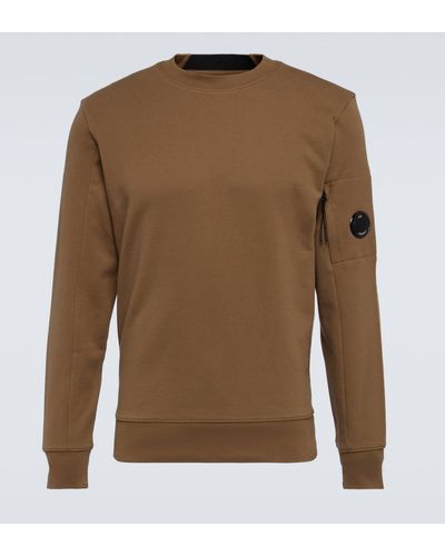 C.P. Company Cotton Fleece Sweatshirt - Brown