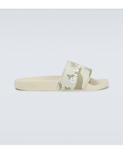 Givenchy Camouflage Rubber Slides - Multicolour
