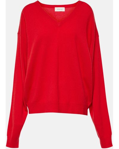 Sportmax Etruria Wool And Cashmere Sweater - Red