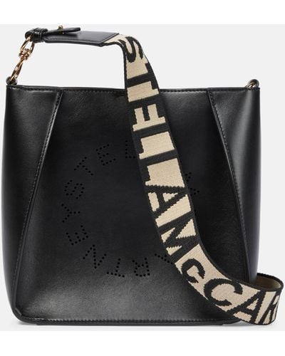 Stella McCartney Stella Logo Shoulder Bag - Black
