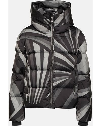 Emilio Pucci X Fusalp Printed Ski Down Jacket - Black