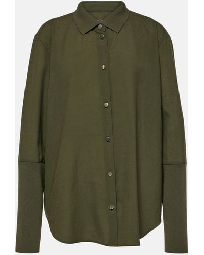 Loro Piana Wool Shirt - Green