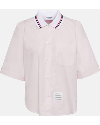 Thom Browne Cotton Shirt - Pink
