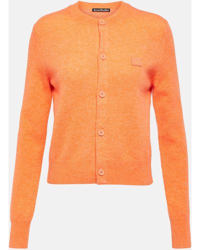 Acne Studios Wool Cardigan - Orange