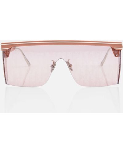 Dior Diorclub M1u Flat-brow Sunglasses - Pink