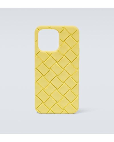 Bottega Veneta Iphone 14 Pro Max Case - Yellow