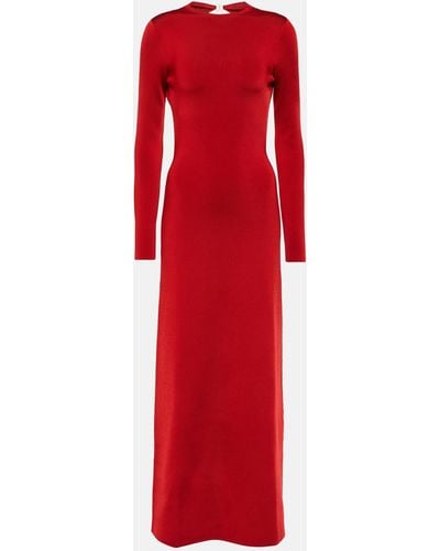 Galvan London Long-sleeved Gown - Red