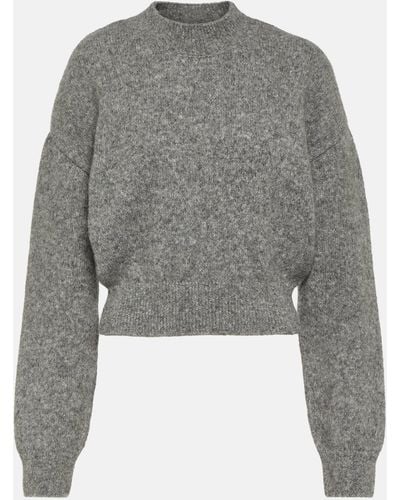 Jacquemus La Maille Alpaca-blend Sweater - Grey