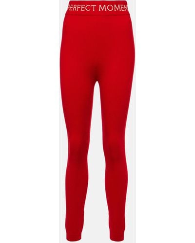 Perfect Moment Bb Wool leggings - Red
