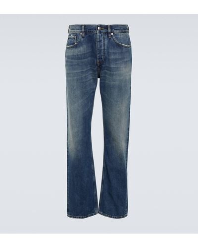 Burberry Mid-rise Bootcut Jeans - Blue