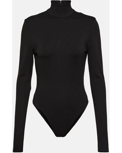 David Koma Jersey Bodysuit - Black