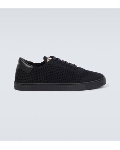Burberry Robin Knit Low-top Sneakers - Black