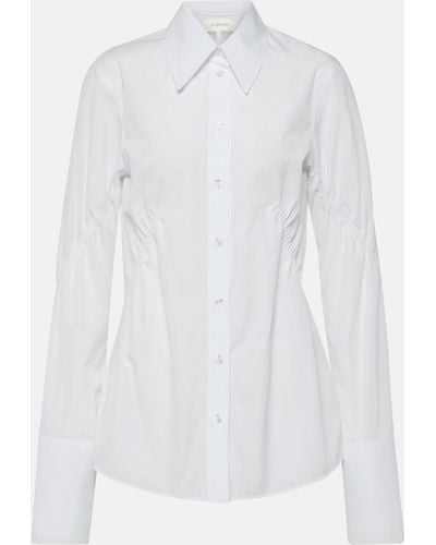 Sportmax Austria Cotton Poplin Shirt - White