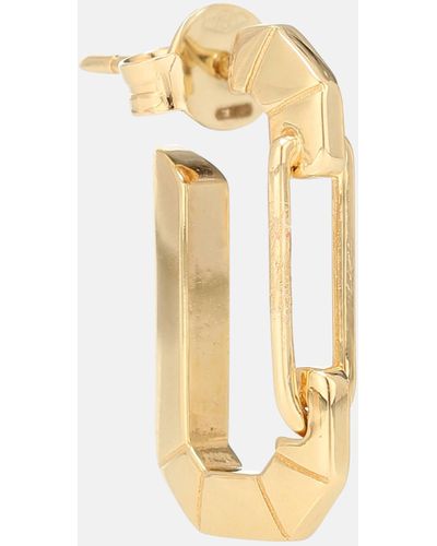 Eera 18kt Gold Single Hoop Earring - Metallic