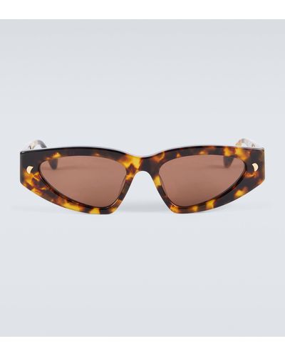 Nanushka Christa Bio-plastic Sunglasses - Brown