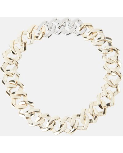 Max Mara Oliver Chain Necklace - Metallic