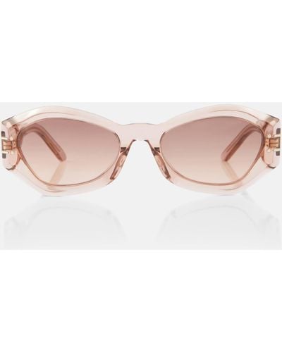 Dior Diorsignature B1u Oval Sunglasses - Pink
