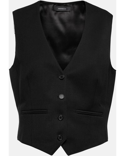 Wardrobe NYC Wool Vest - Black