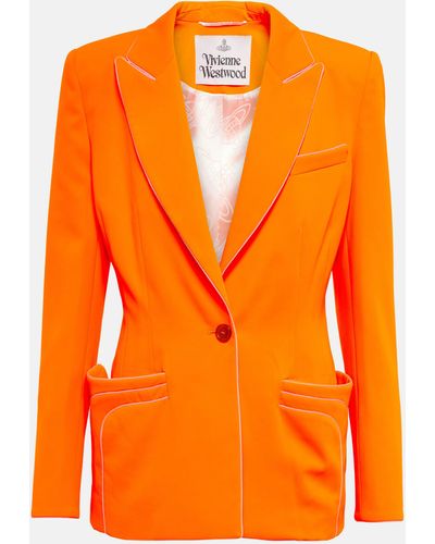 Vivienne Westwood Single-breasted Blazer - Orange