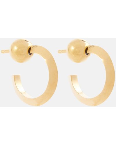 Sophie Buhai Ridge 18kt Gold-plated Sterling Silver Hoop Earrings - Metallic