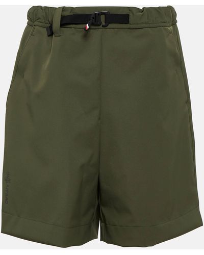 3 MONCLER GRENOBLE Day Namic Technical Shorts - Green