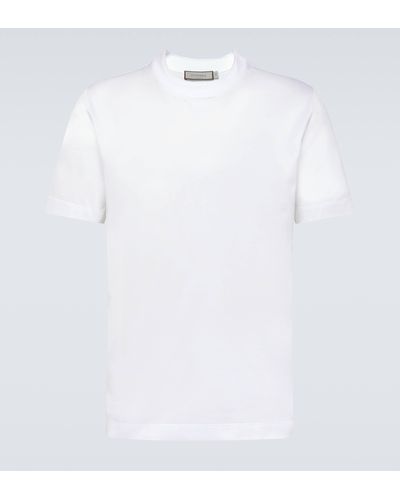 Canali Cotton Jersey T-shirt - White