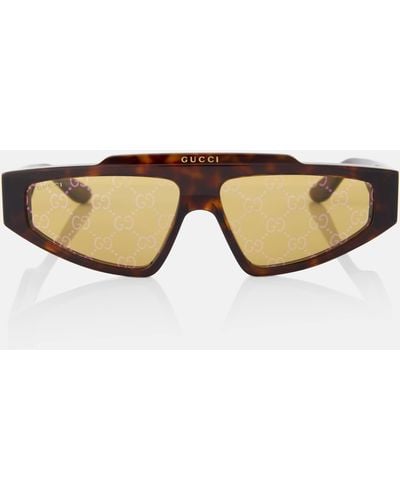 Gucci GG Flat-top Sunglasses - Brown