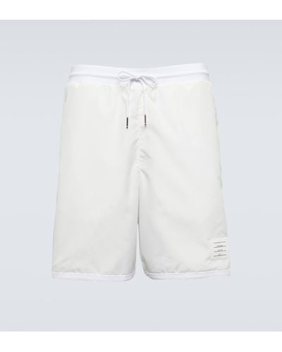 Thom Browne Ripstop Shorts - White