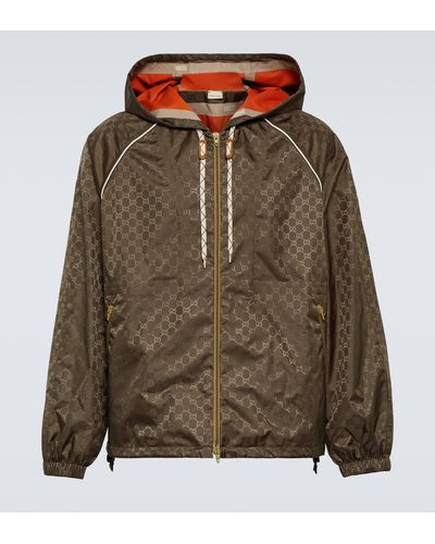 Gucci GG Hooded Jacket - Green